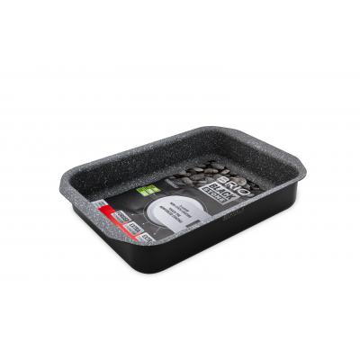 Brio Black Stone Tava Antiaderenta Aluminiu Stantat Dreptunghiulara 35.5X24.8X6.2cm 104836