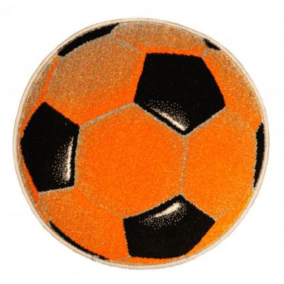 Covor Kolibri, Rotund, Minge Fotbal, 67x67 cm, 2300 gr/mp
