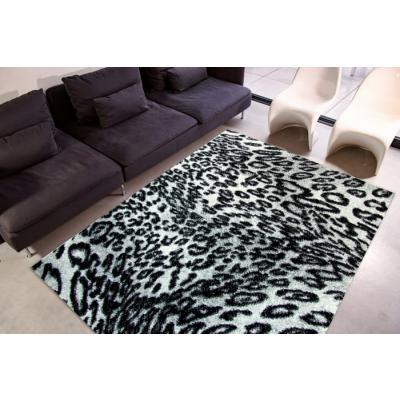 Covor Modern, Kolibri Leopard 11066, Alb/Negru, 120x170 cm, 2300 gr/mp