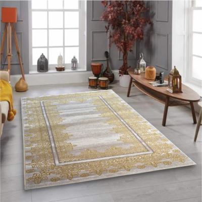 Covor Modern, Iris Oriental, Auriu/Gri, 60x110 cm, 1800 gr/mp