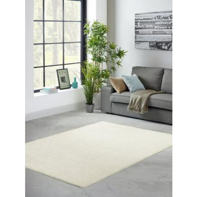 Covor Din Microfibra Sky - 60x115 cm, Alb, 2300 gr/mp