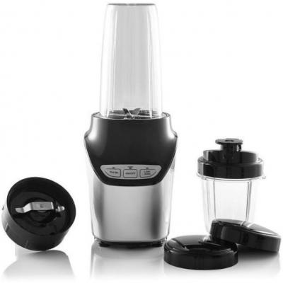 Hausberg Blender 2in1 1000W, Lama Inox, 1L, Negru HB-7705