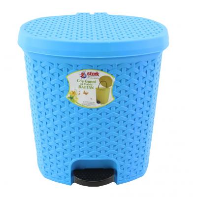 Sterk Cos Gunoi cu Pedala Ratan 10L