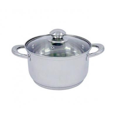 Bohmann Oala Inox cu capac sticla Yena 22cm 5L BH 0805-22