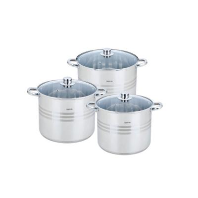 Bohmann Set gatit 6 Piese Inox, 5.8L,7.4L,9.1L, BH 3436