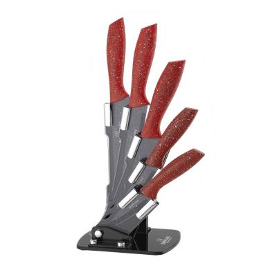 Bohmann Set Cutite 6 Piese, Suport Acrilic, Manere Soft-Touch BH 5256