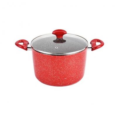 Bohmann Oala antiaderenta cu capac din sticla 24cm 5.9L BH 7357- 13