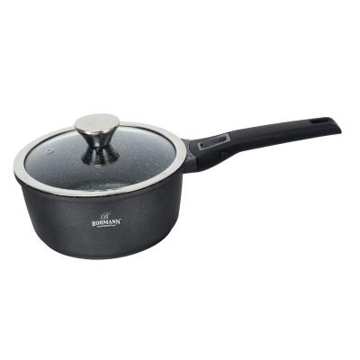 Bohmann Cratita antiaderenta cu capac din sticla 20cm 2.5L si maner detasabil BH 1730-20SP