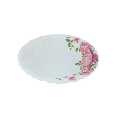 Nasima Farfurie Adanca Opal 22.5Cm Model Bujor 6Buc/Set V225/400