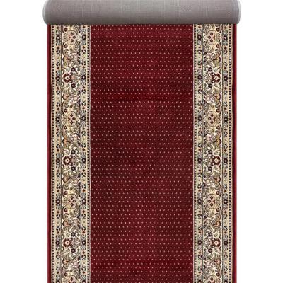 Traversa festonata model Lotos 588, Latime 120 cm, Grena, 1800gr/mp, 120x120cm