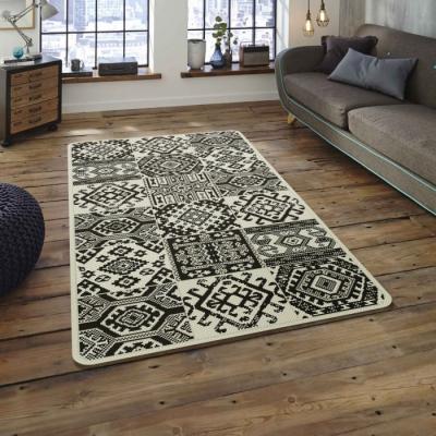 Covor Bucatarie, Flex Antiderapant Flex 19636/08, Gri Negru 75x150 cm