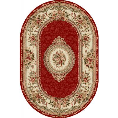 Covor Clasic, Lotos 571, Grena, 200x300 cm, Oval 1800 gr/mp