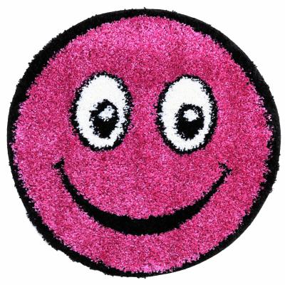 Covor Fantasy Smile, 12003-170, Rotund, Mov Deschis, 67x67 cm