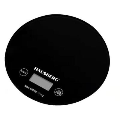 Hausberg Cantar Bucatarie, 5kg, Negru HB-6010