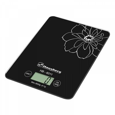 Hausberg Cantar Bucatarie,5kg, Negru HB6011