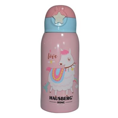 Hausberg Termos Inox cu pai, 500ml Roz HB-H1453RZ