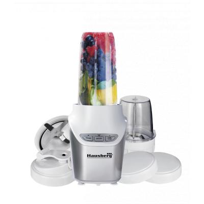 Hausberg Blender 2in1 1000W, Motor Cupru, 1L, Alb HB7705