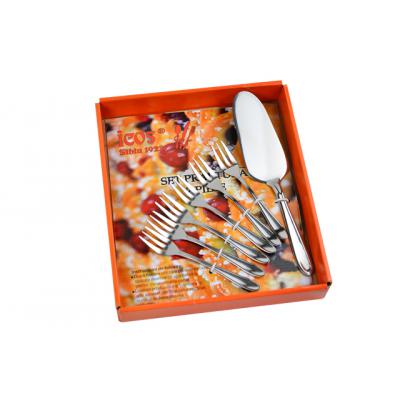 Icos Set 7 piese Inox Pentru Prajituri Paleta+ Furculite Olivia
