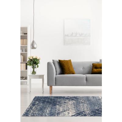 Covor Modern Toscana, Model 4L, Albastru/Gri 200x285 cm, 2500 gr/mp