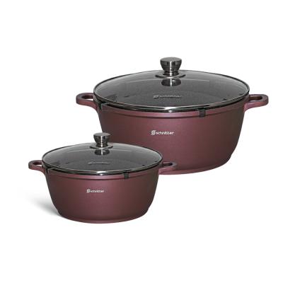 Schmitter Set Gatit 4 Piese, 2 Oale Antiaderente+ Capace sticla 3.5L, 9L S3595