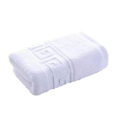 Pucioasa Prosop Bumbac Greek border 50x90cm 450g/m2 Alb
