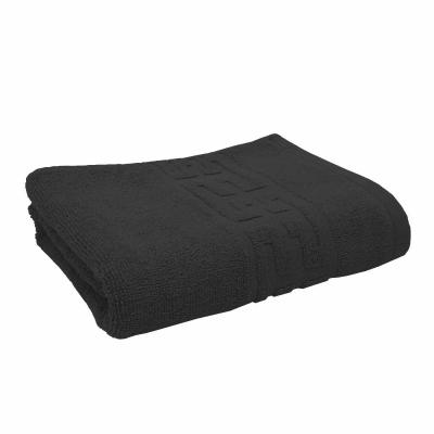 Pucioasa Prosop Bumbac Greek border 50x90cm 500g/m2 Negru