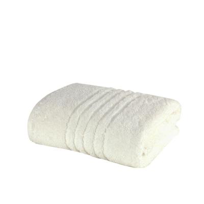 Pucioasa Prosop Bumbac Bordura Linii 70x140cm 550g/m2 Alb