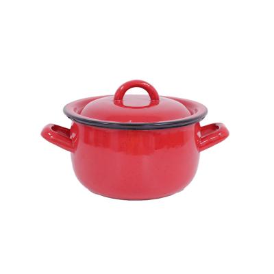 Oala Emailata cu Capac Bombata 16Cm 1.7L