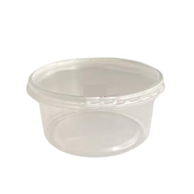 Caserola Rotunda Plastic Unica Folosinta 200ml 10Buc/Set 1081