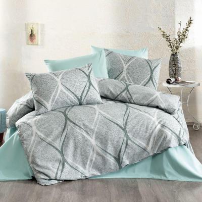Pucioasa Lenjerie Pat damasc RNFN14 2 persoane Queen size 4 piese