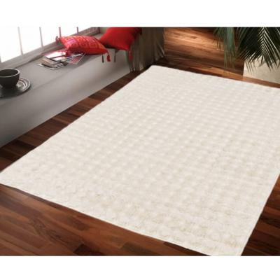 Covor Tip Blanita Antiderapant, Soft 050, Efect 3D, 120x160 cm, 1,65kg/m2, Crem