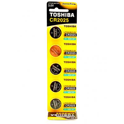 Toshiba Baterie CR 2025 Lithium 5Buc/set