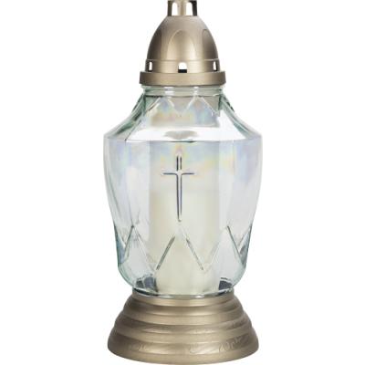 Candela din sticla cu capac 5022