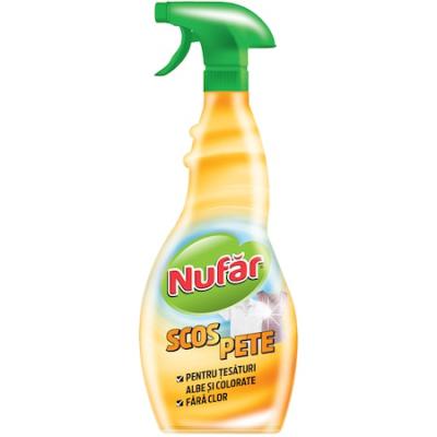 Nufar Solutie Scos Pete Fara Clor 500ml Pentru tesaturi albe si colorate