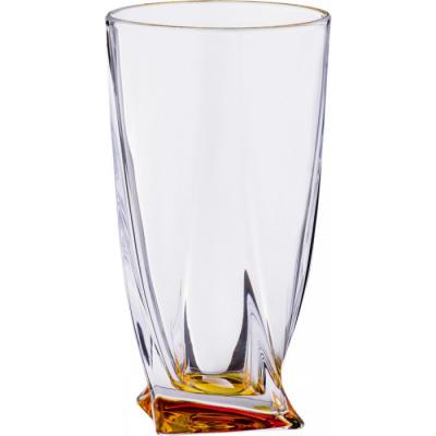 Bohemia Quadro Pahar Apa/ Long Drink 350ml 6Buc/set Color 71523