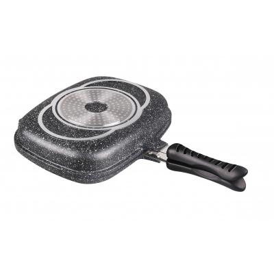 Bohmann Tigaie Grill Dublu Antiaderent Marmorata 32cm BH1700-32 MRB BH
