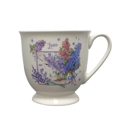 Cana Ceramica 350ml decor lavanda 4buc/set