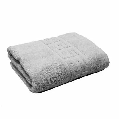 Pucioasa Prosop Bumbac Greek border 70x140cm 500g/m2 Gri