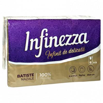 Infinezza Batiste Servetele Nazale 4 Straturi 6Buc/Set