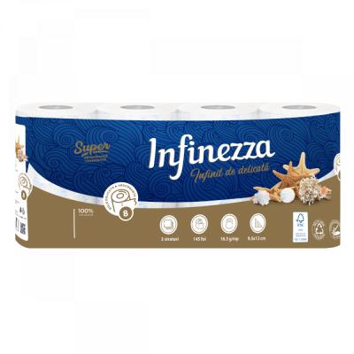 Infinezza Hartie Igienica Parfumata 3 Straturi 8Buc/Set Marino