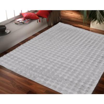 Covor Tip Blanita Antiderapant, Soft 076, Grofat, 160x230 cm, 1,65kg/m2, Gri