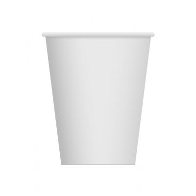 Pahar Unica Folosinta Carton 7Oz 200ml 50Buc/Set Alb