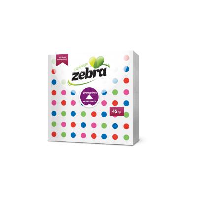 Zebra Servetele Masa Dots 33X33cm 45 buc/pachet