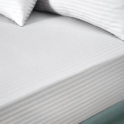 Pucioasa Cearceaf Pat damasc HORECA alb 1 persoana 160x240cm