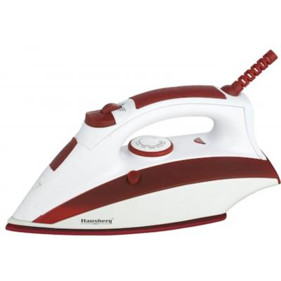 Hausberg Fier Calcat, 2200W ,Talpa Ceramica, Autoclean, Anticalcar, Rosu HB7805