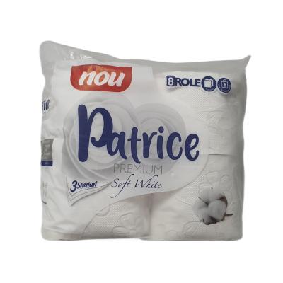 Patrice Hartie Igienica Premium 3 straturi 8Buc/Set Soft White