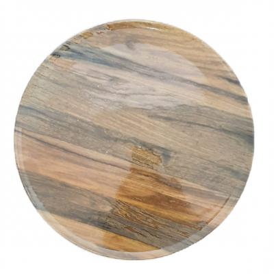 Platou Rotund Portelan 32cm, 3284 Model Wood