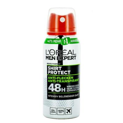 Loreal Elseve Deodorant antiperspirant Spray Men 100ml Expert Shirt Protect