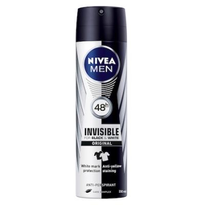 Nivea Deodorant antiperspirant spray Men 150 ml Black White Invisible Power