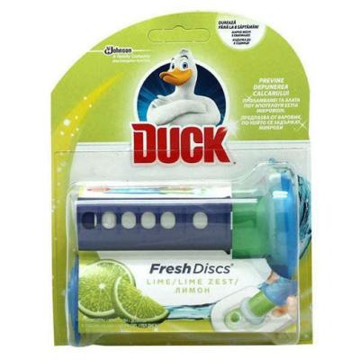 Duck Fresh Odorizant toaleta aparat cu gel Fresh Discs 36 ml Lime Zest